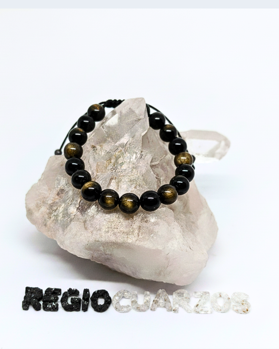 OBSIDIANA NEGRA DORADA