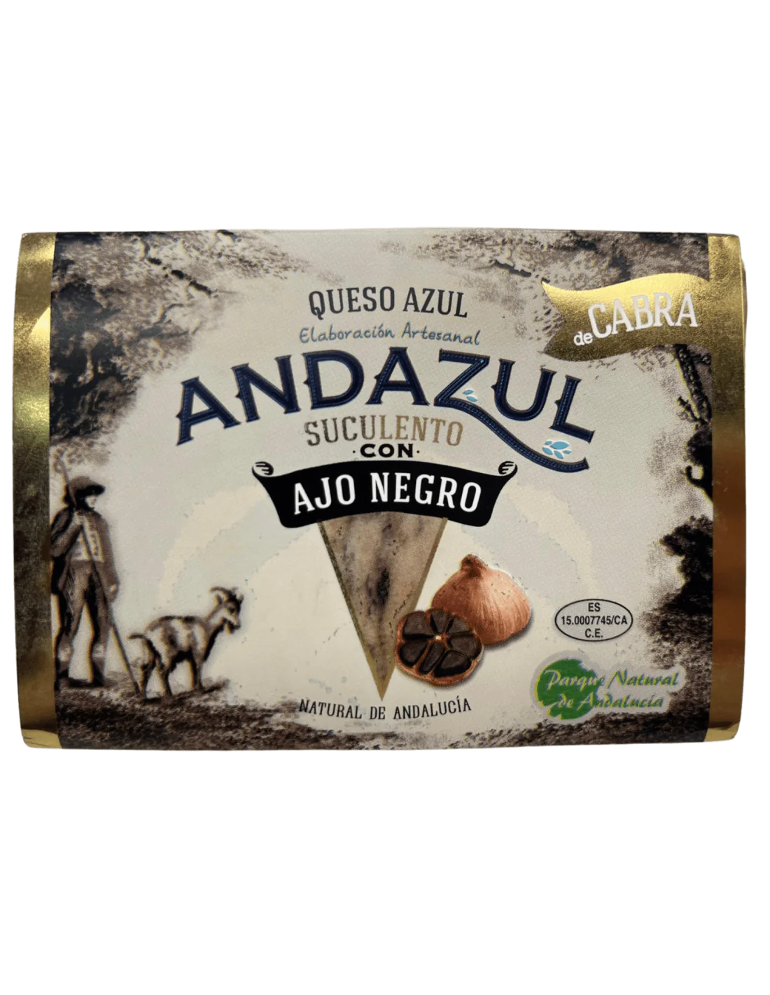 Queso Andazul con Ajo Negro