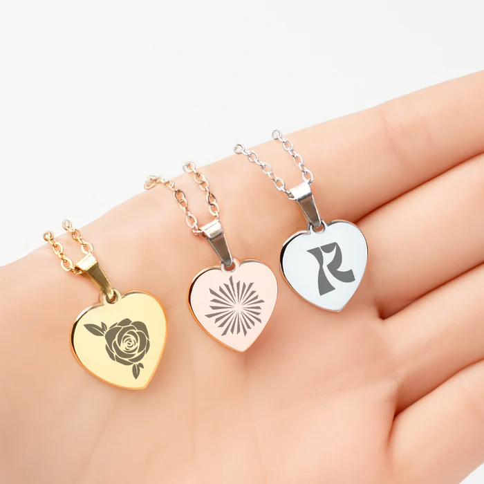 Collar corazón personalizado