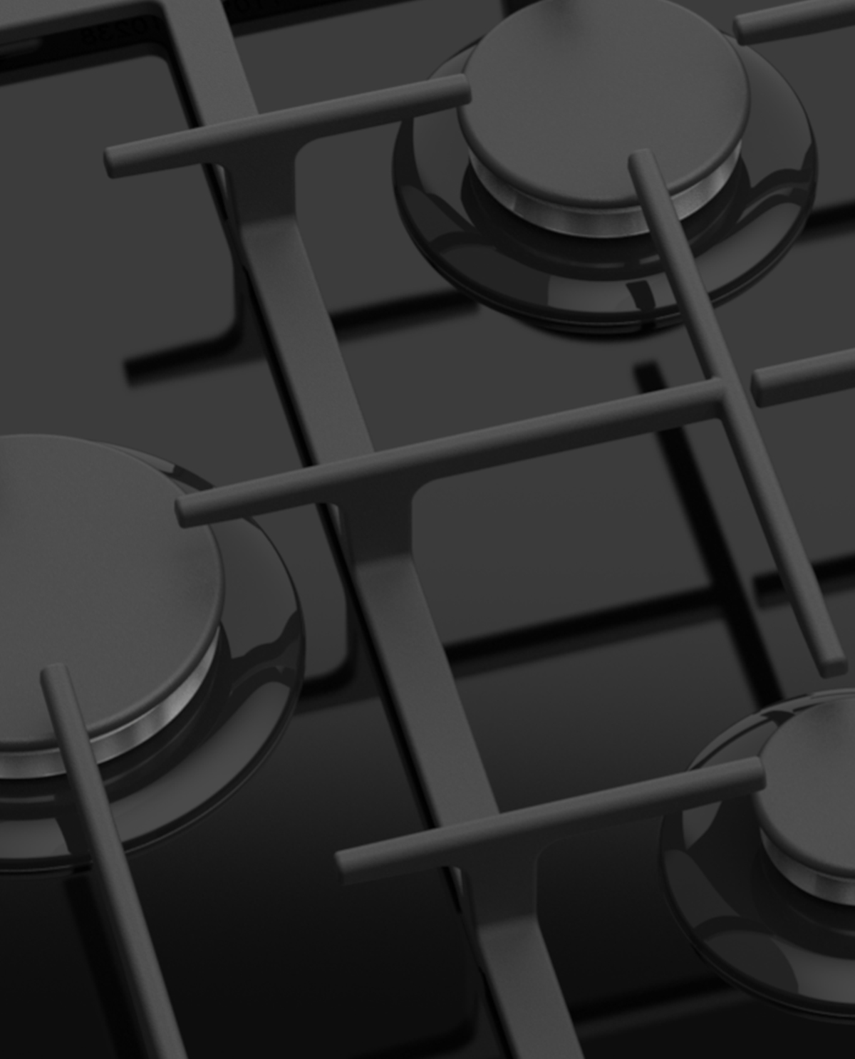 60cm Gas on Glass Hob