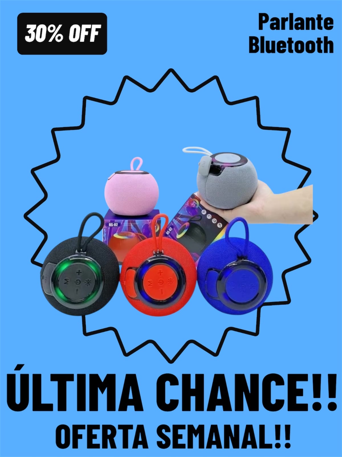 Altavoz Bluetooth portátil