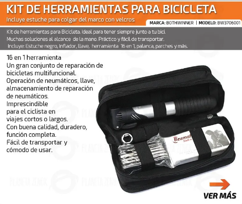 Kit de herramientas para bicicletas