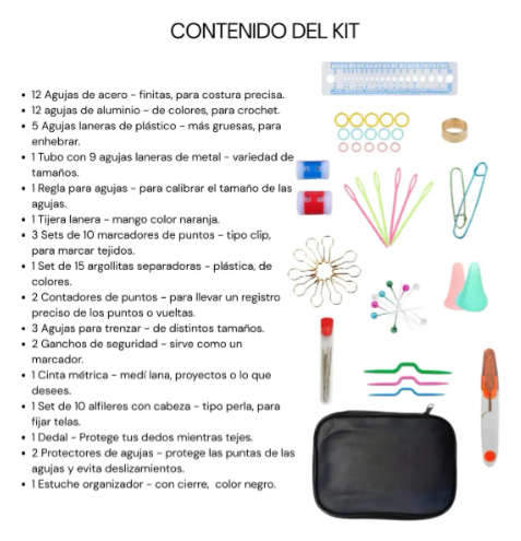 Kit de crochet completo