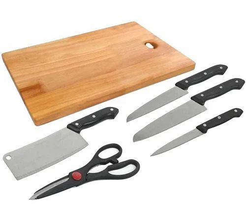 Juego de cuchillos de cocina de acero inoxidable