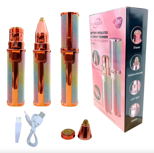 depiladora facial 2 en 1
