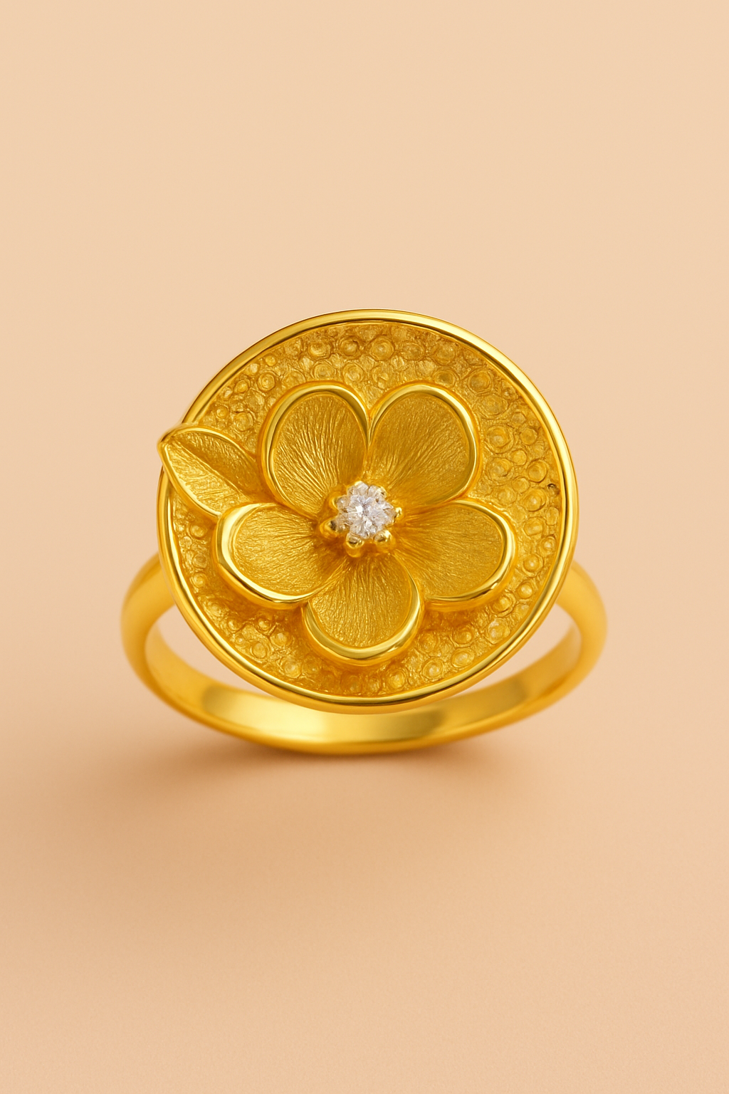 Floral Gold Ring