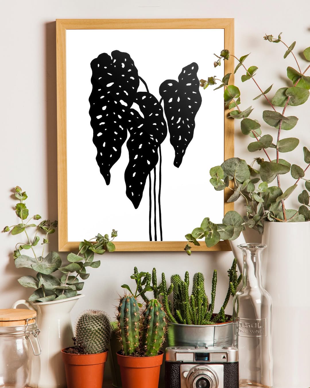 Quadros Trio Flores de Casulo