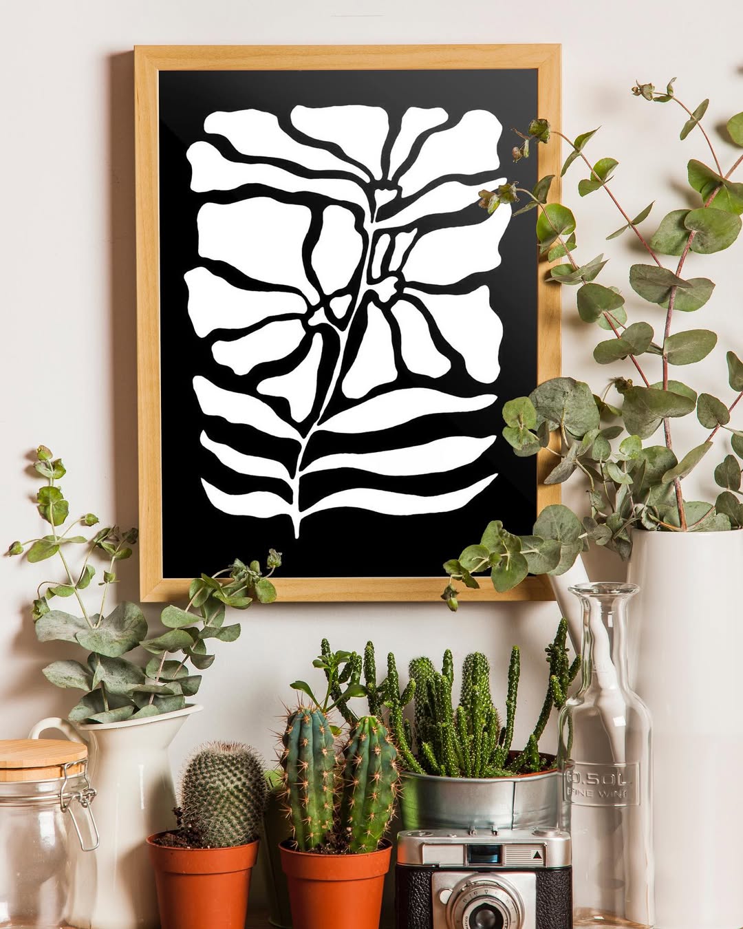 Quadros Trio Flores de Casulo