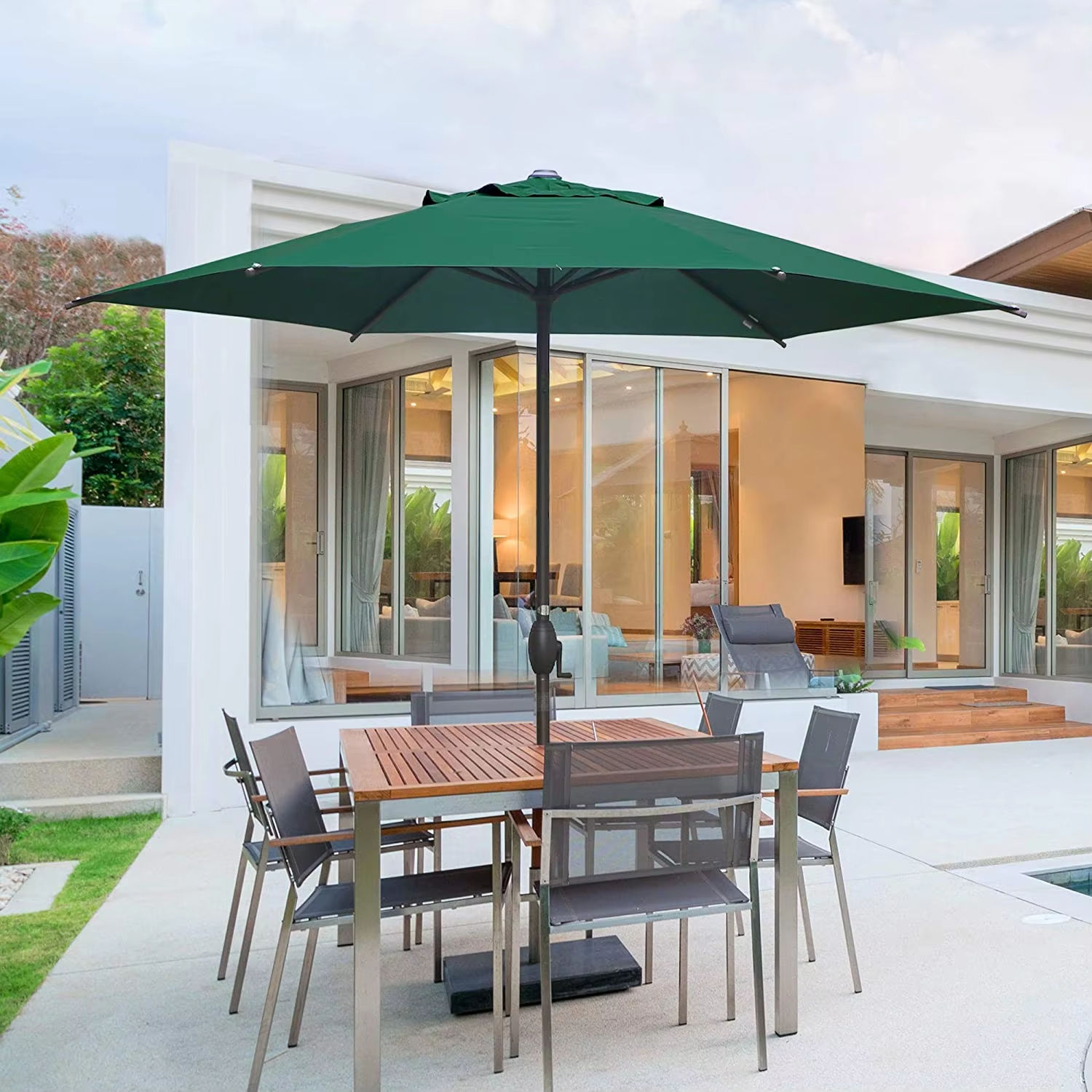 Outdoor Sun Umbrella Center Pole