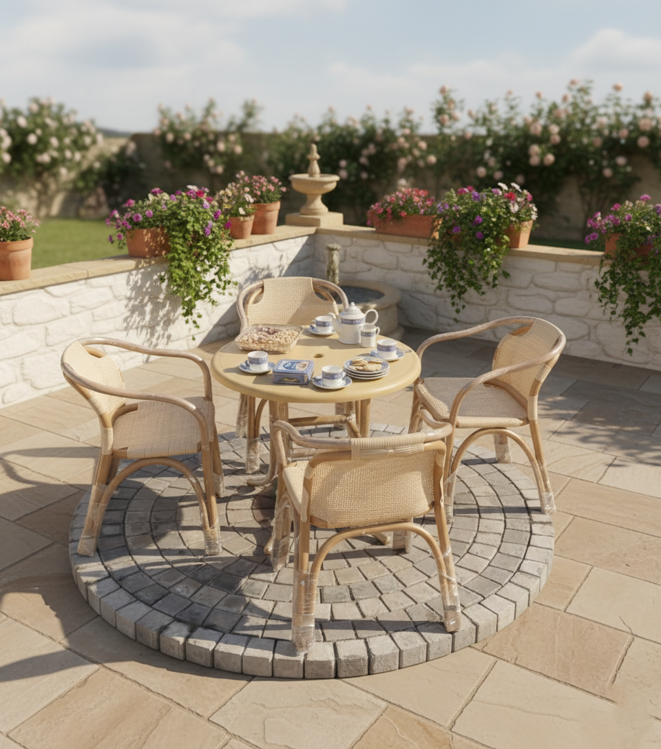 Heaven Outdoor UPVC Chair Set