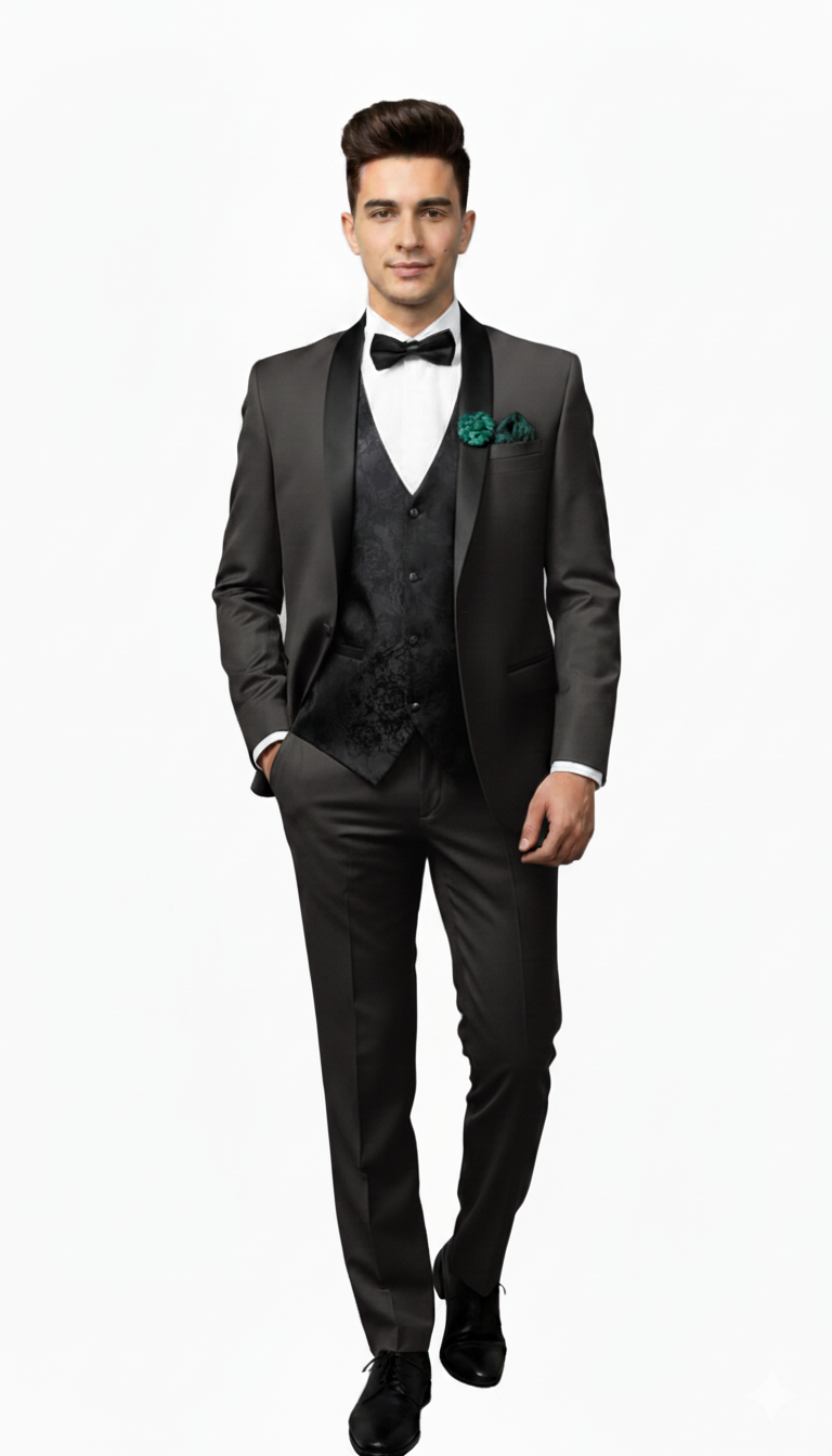 Traje cuello herradura