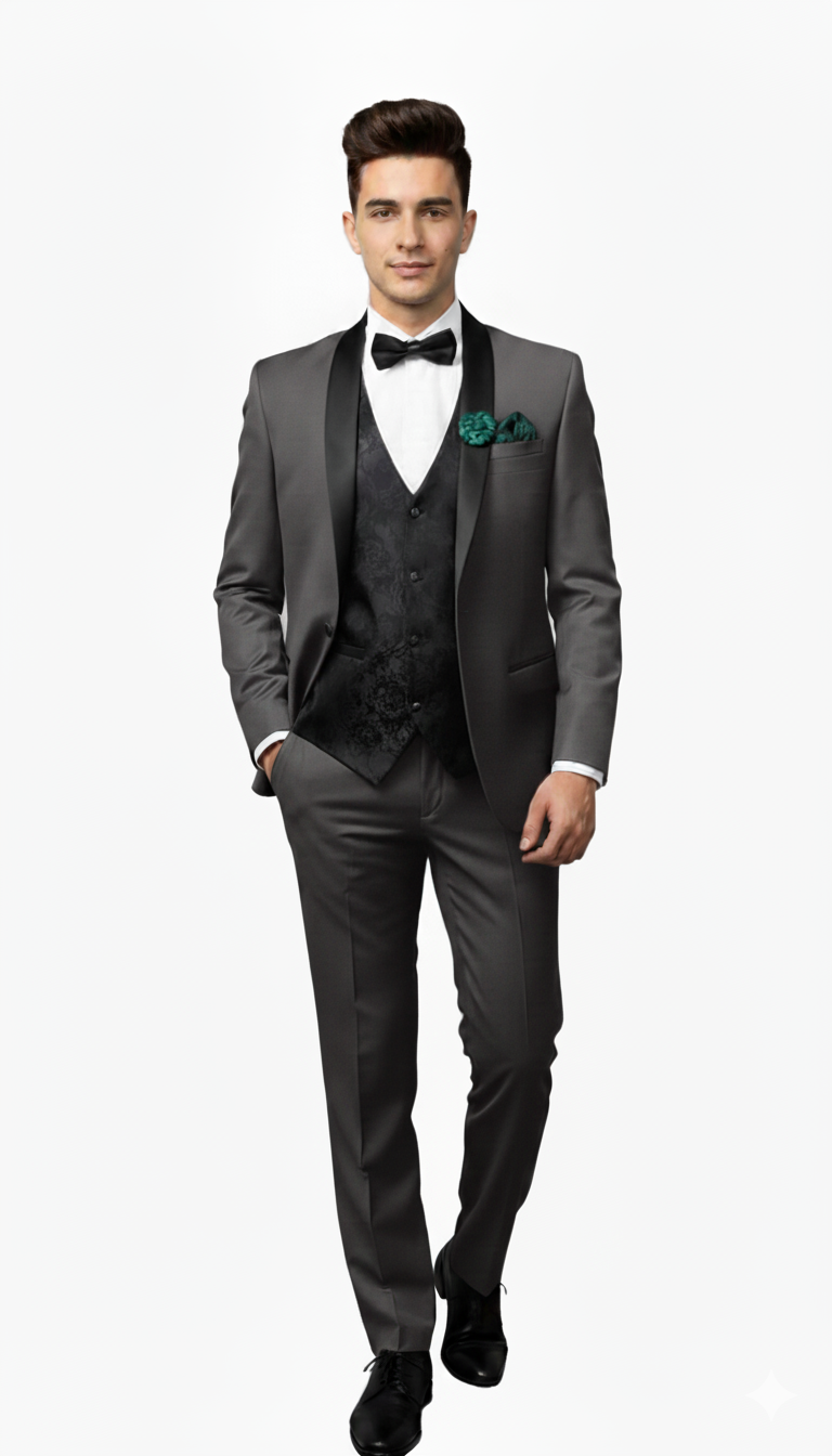 Traje cuello herradura