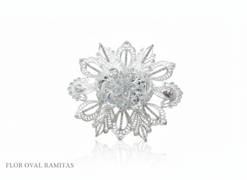 Arras flor oval ramitas