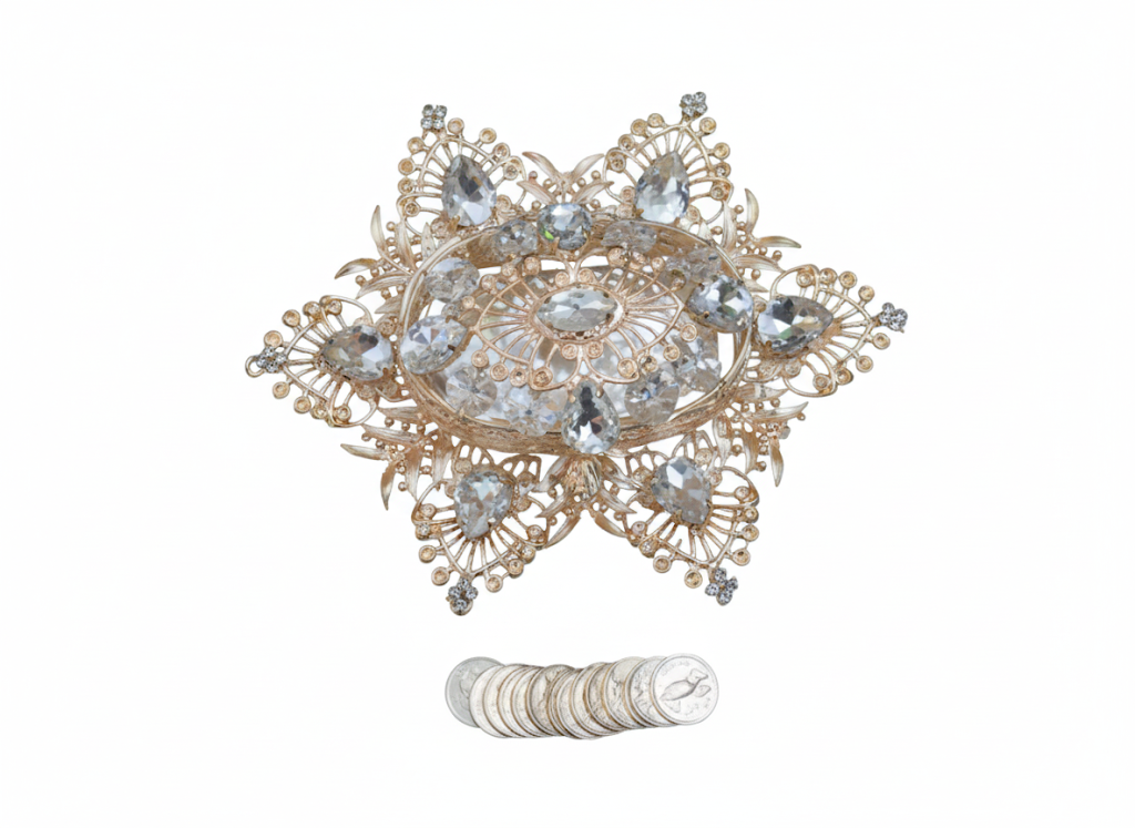 Arras flor oval rosas