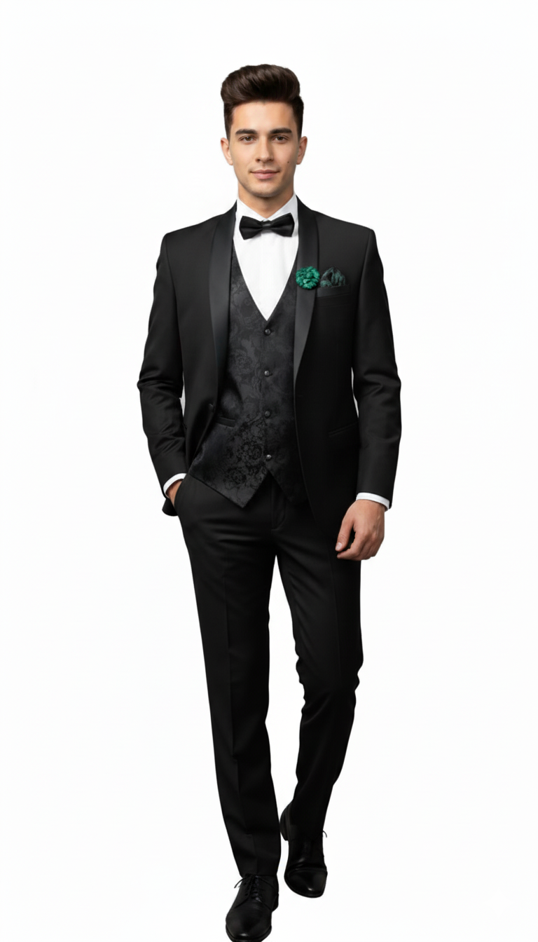 Traje cuello herradura