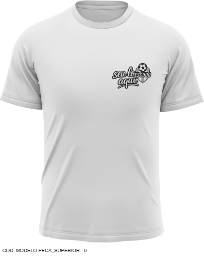 Camiseta de PV  Personalizada logo 10x10 frente A4 nas costas 