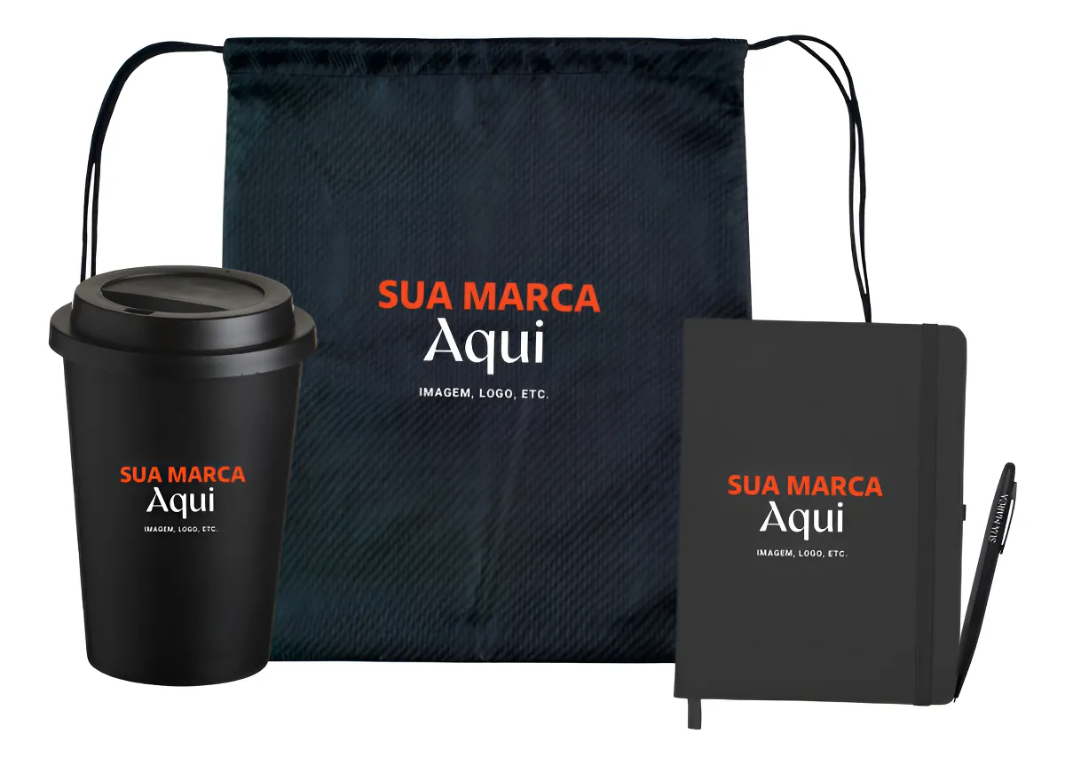 Mochila Executiva com Garrafa Térmica