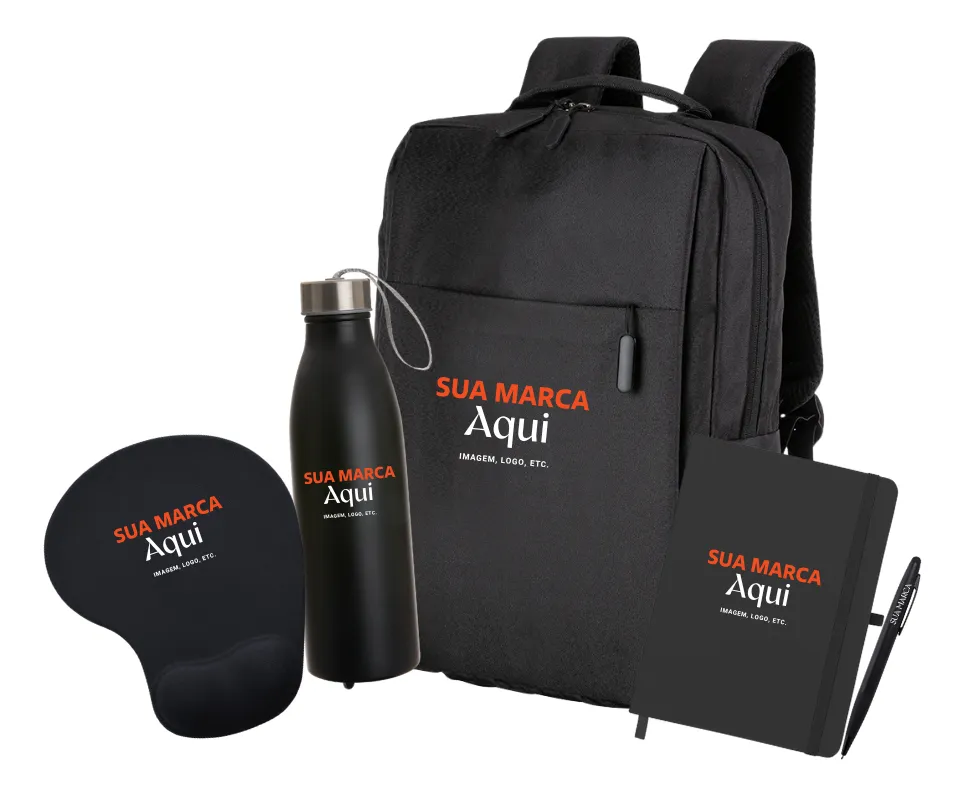 Kit Boas vindas corporatico personalizado 