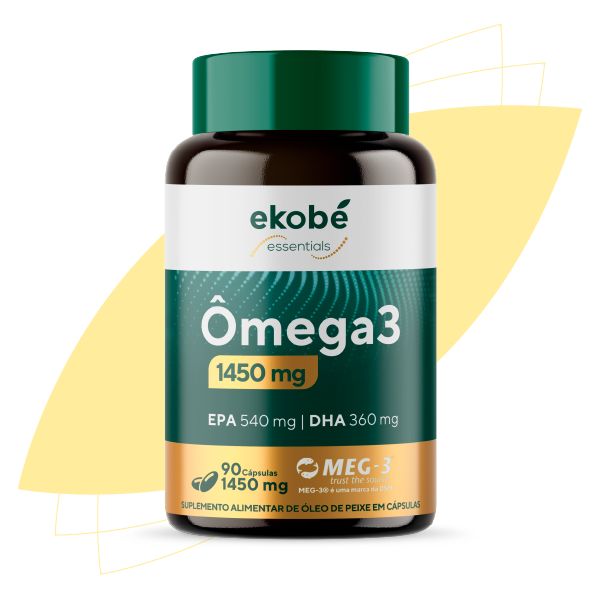 Ômega 3 Ekobé Essentials 1450mg 90 Caps.