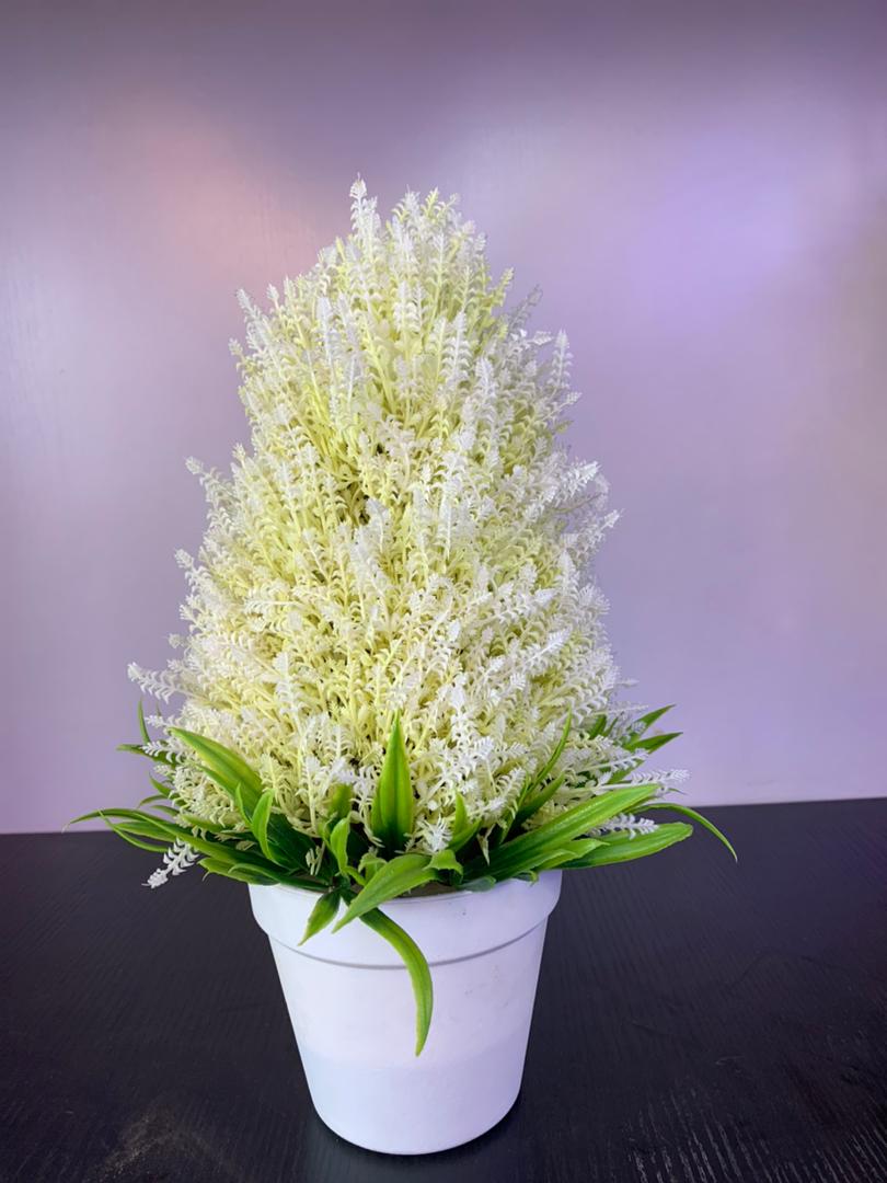 Artificial White Floral Arrangement