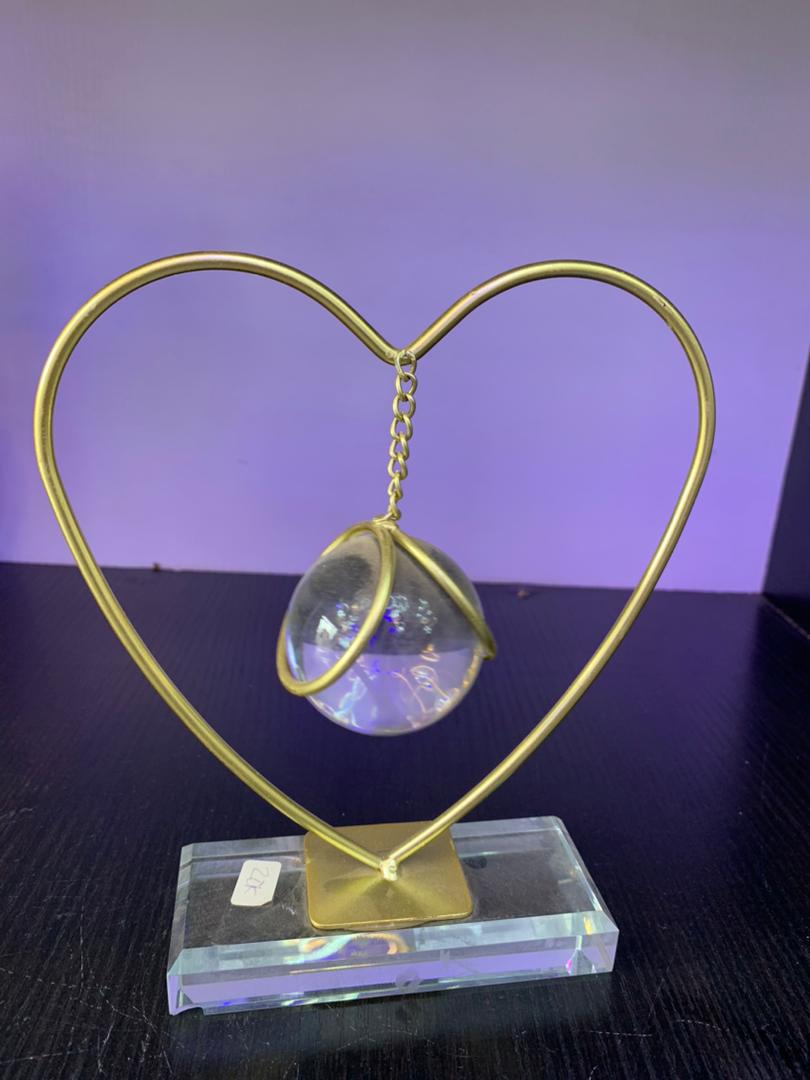Crystal Heart Ornament