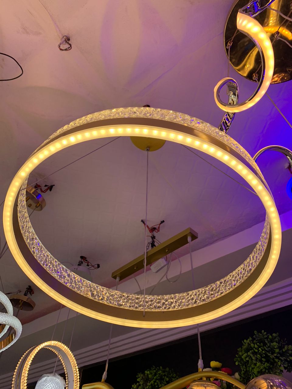 Modern LED Ring Chandelier
