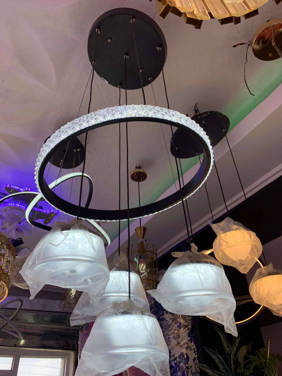 Modern LED Ring Chandelier