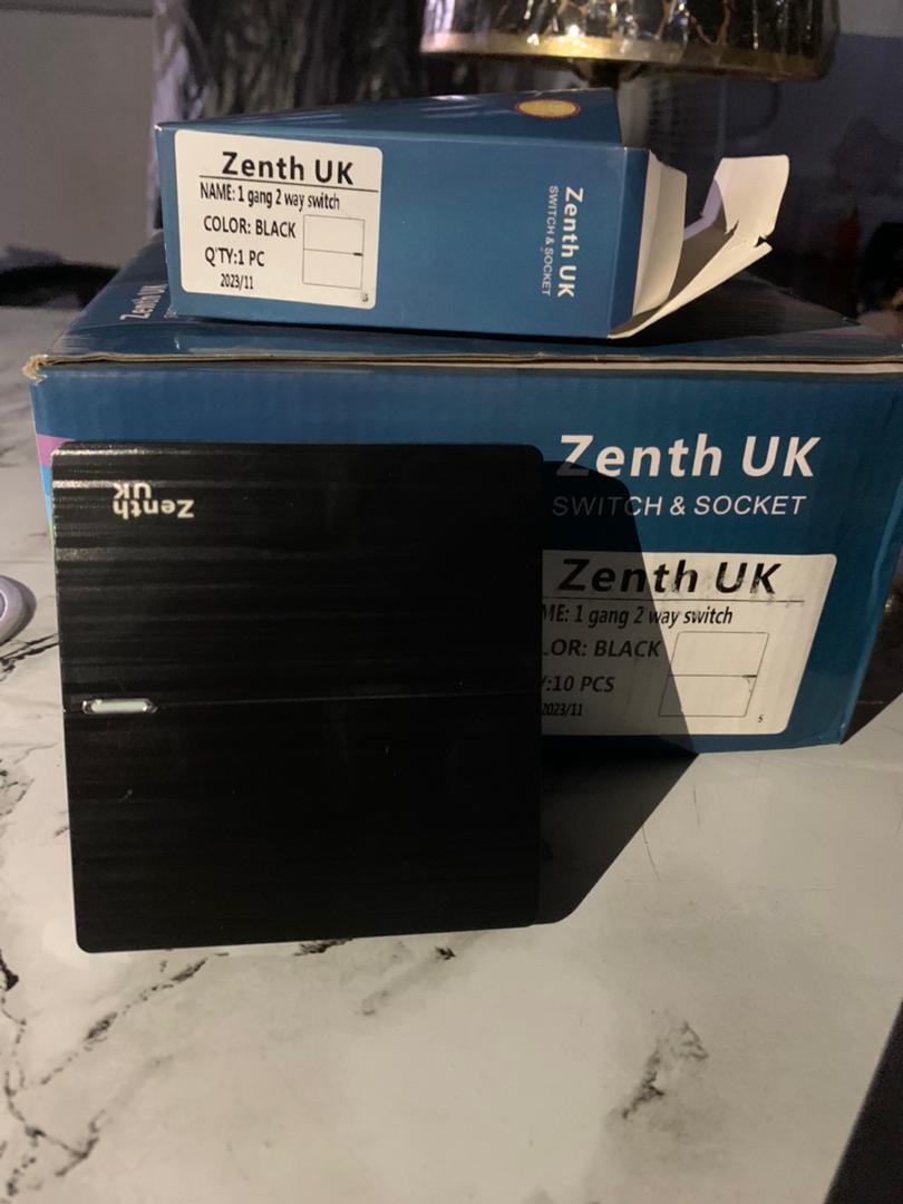 Zenth UK 1 Gang 2 Way Switch