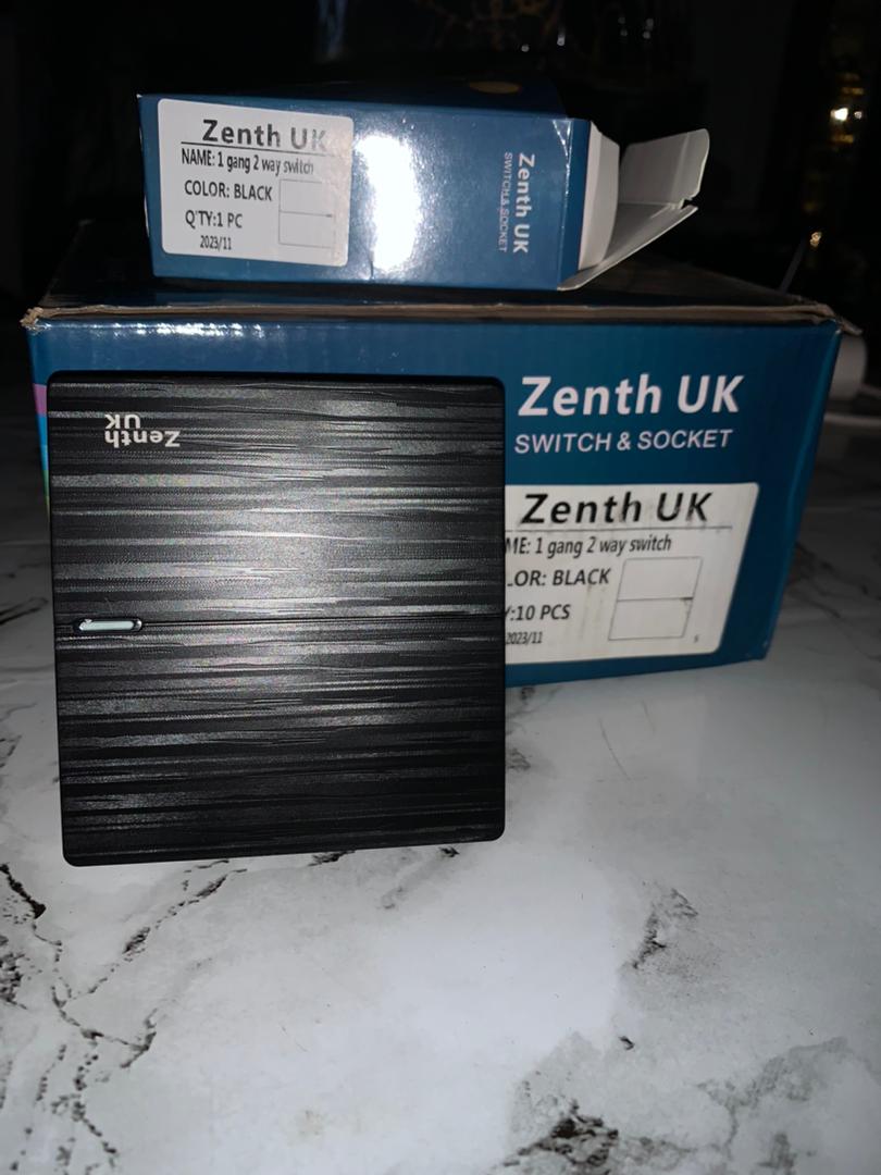 Zenith UK 1 Gang 2 Way Switch