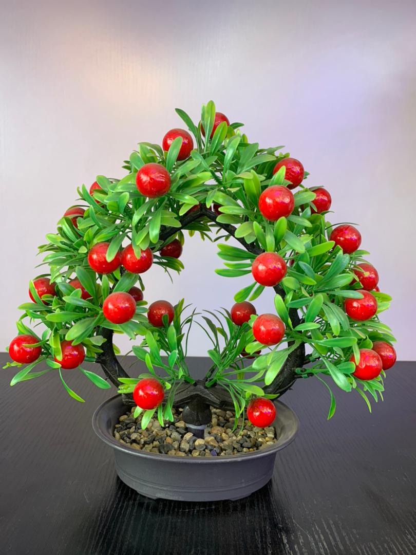 Artificial Cherry Bonsai Tree