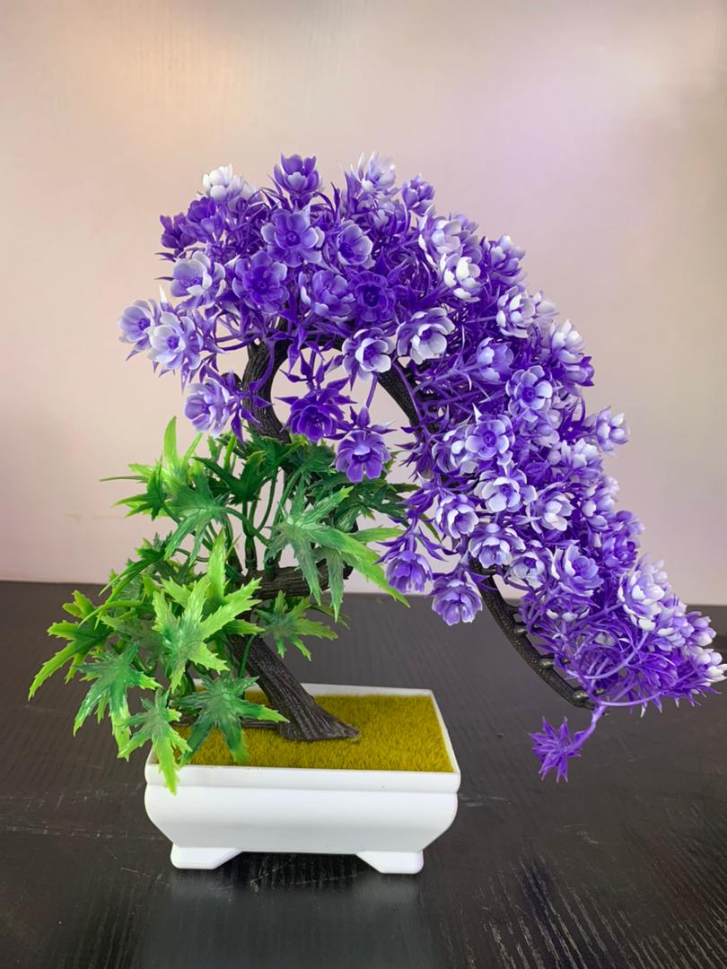 Artificial Wisteria Bonsai Plant