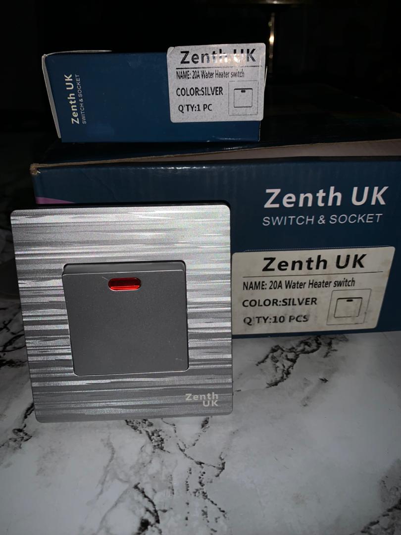 20A Water Heater Switch (Silver)