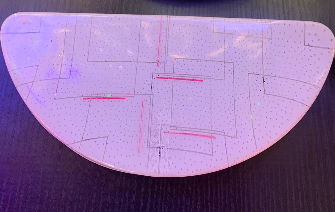 Geometric Patterned Clutch Bag