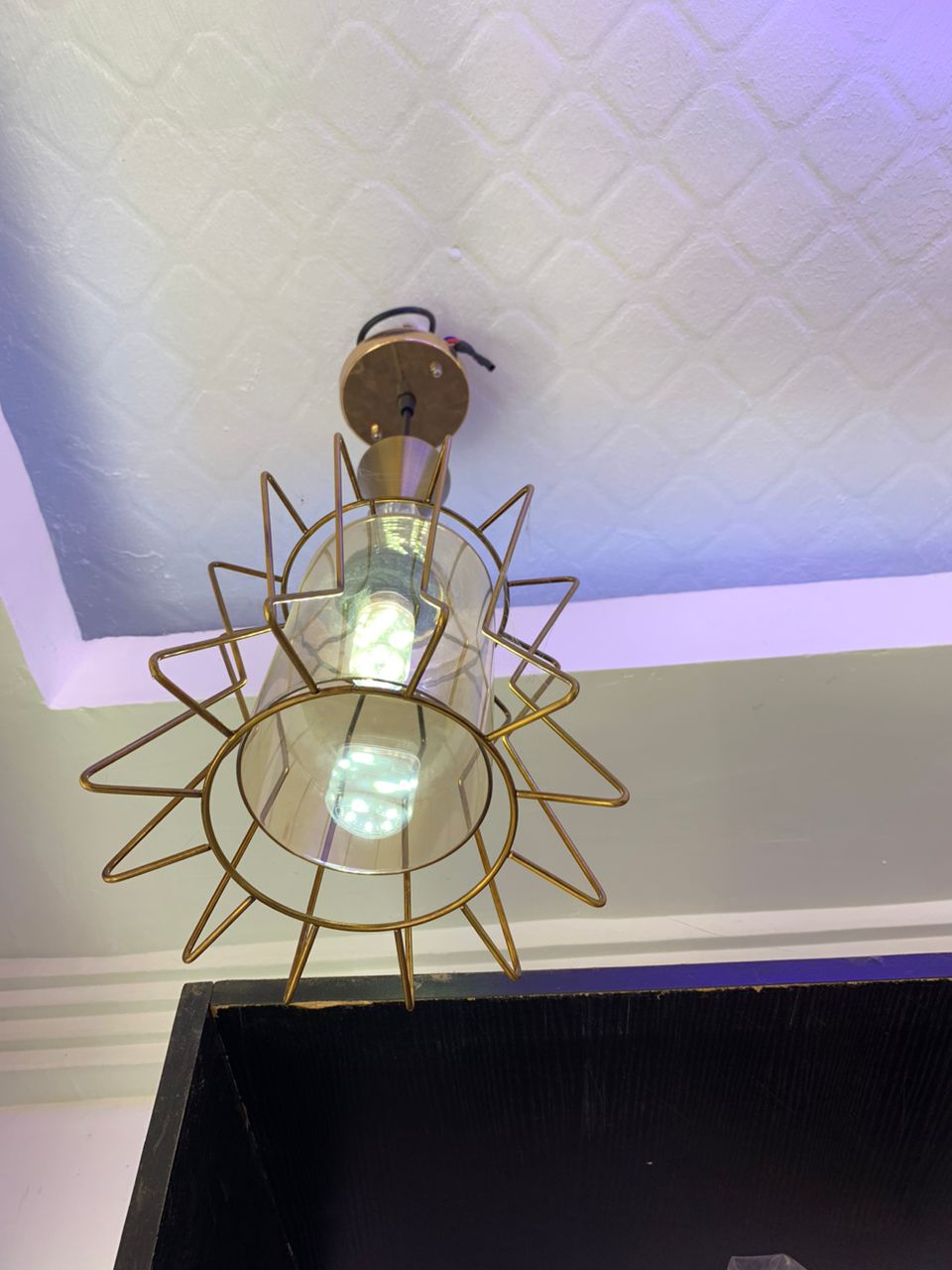 Modern Brass Ceiling Lamp