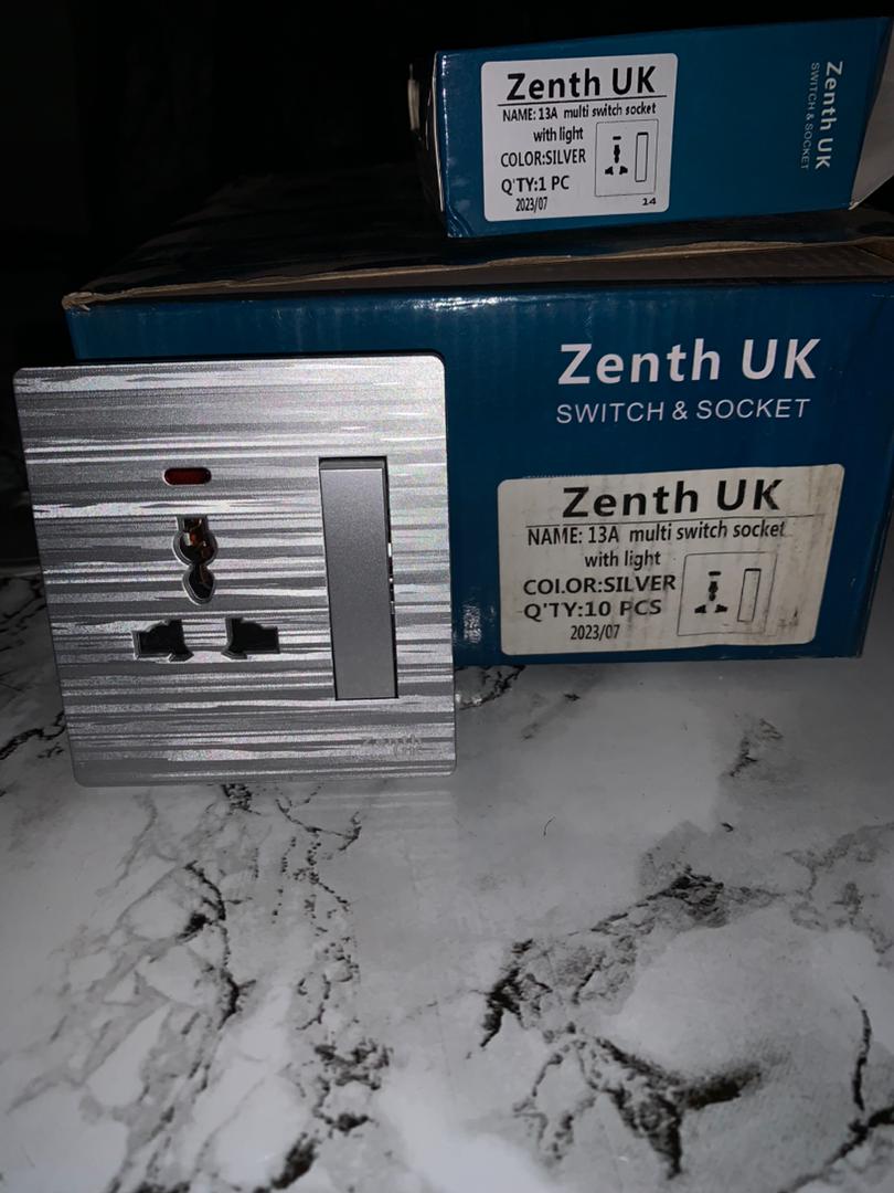 Zenith UK 13A Multi Switch Socket