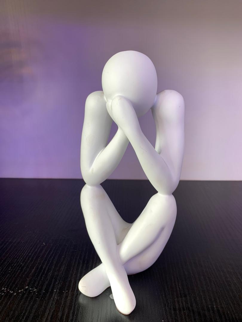 Modern Abstract Thinking Statue