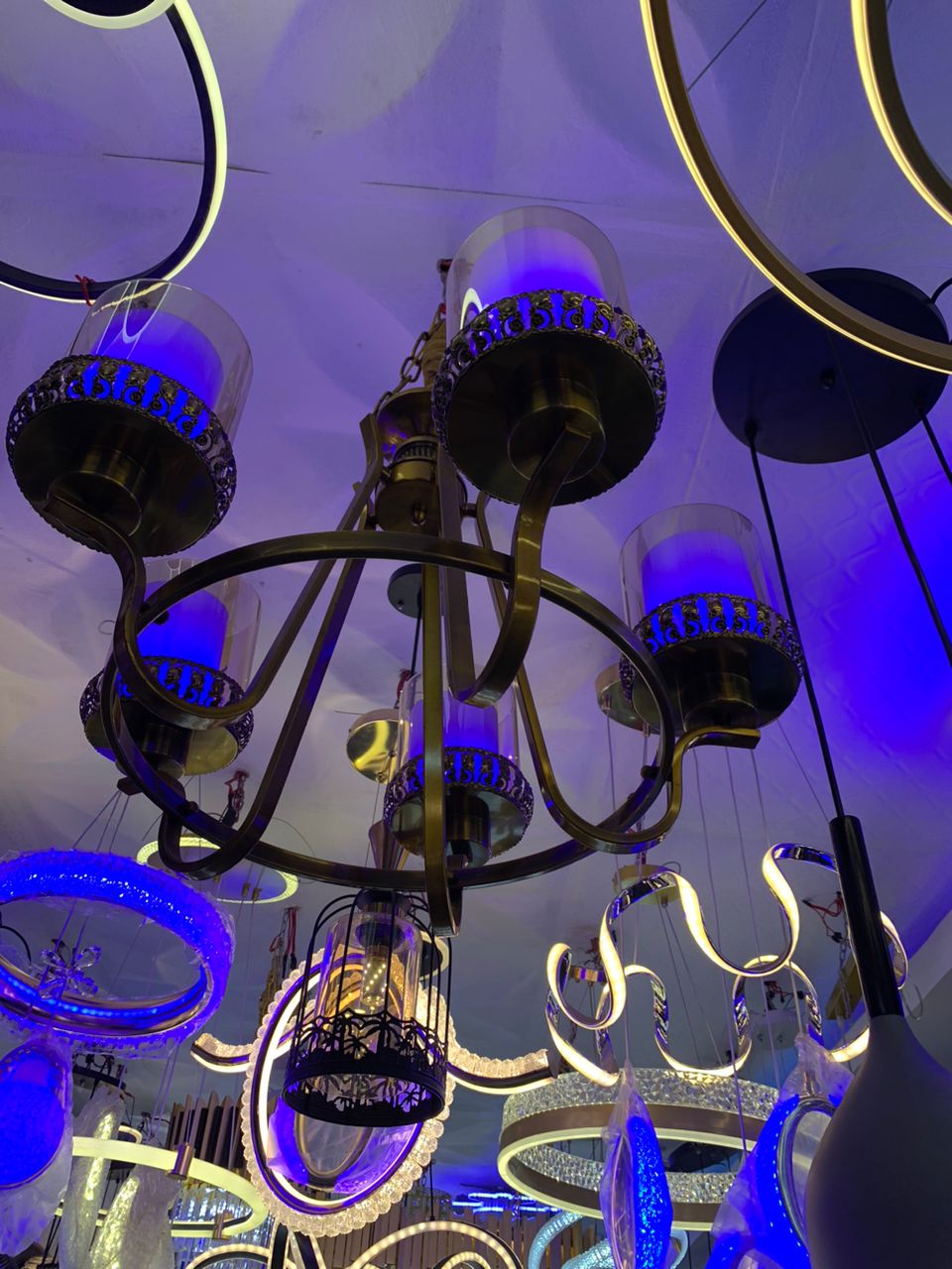 Elegant Brass Chandelier