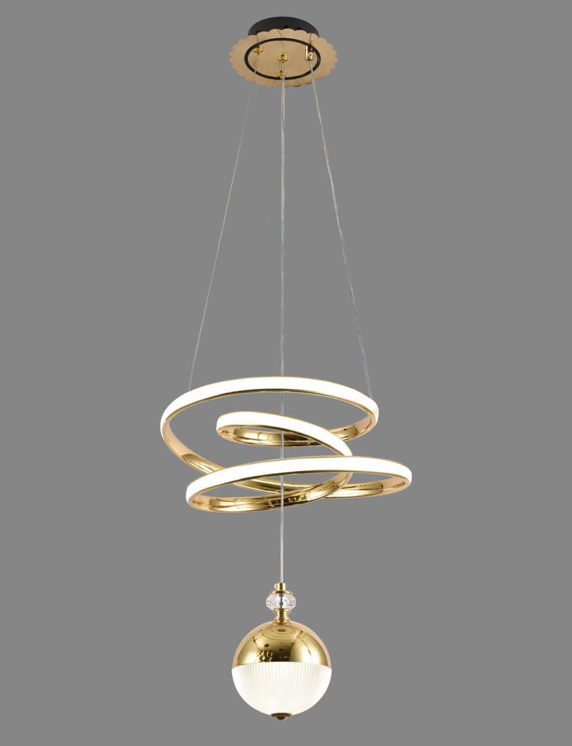 Modern Spiral LED Pendant Light