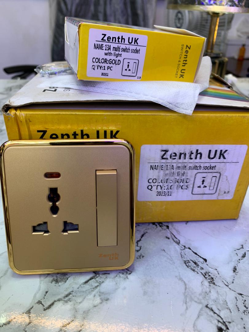 Zenith UK 13A Multi Switch Socket