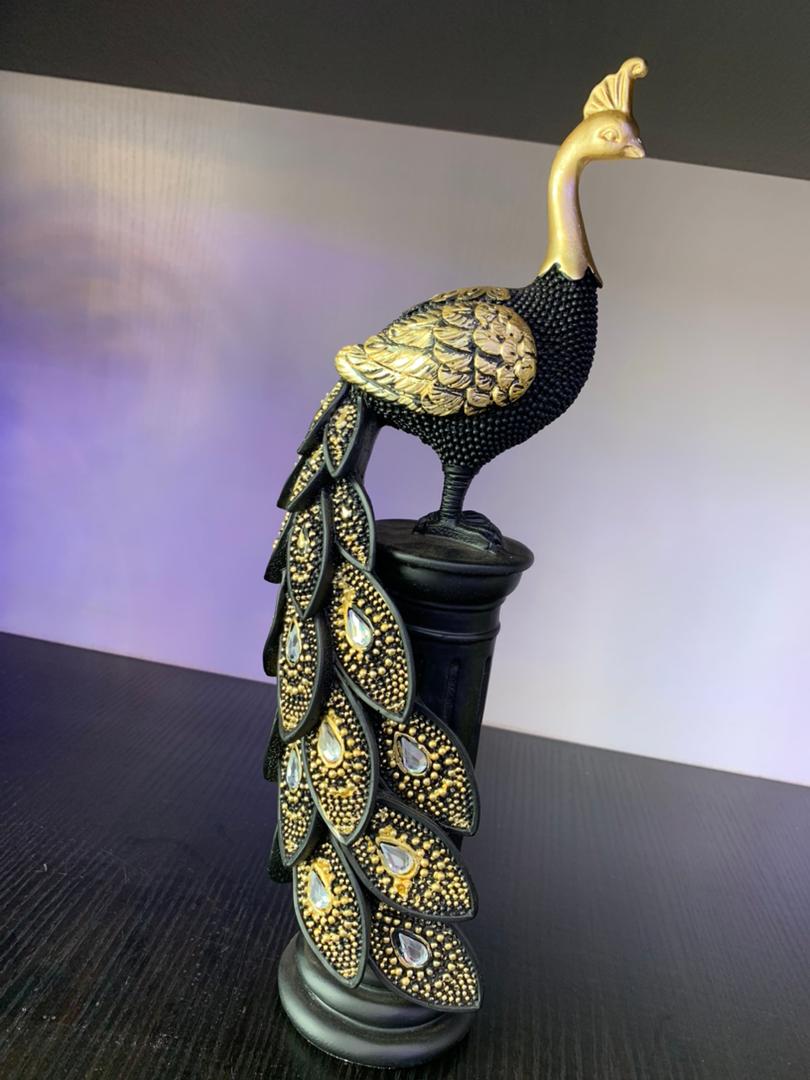Elegant Peacock Figurine