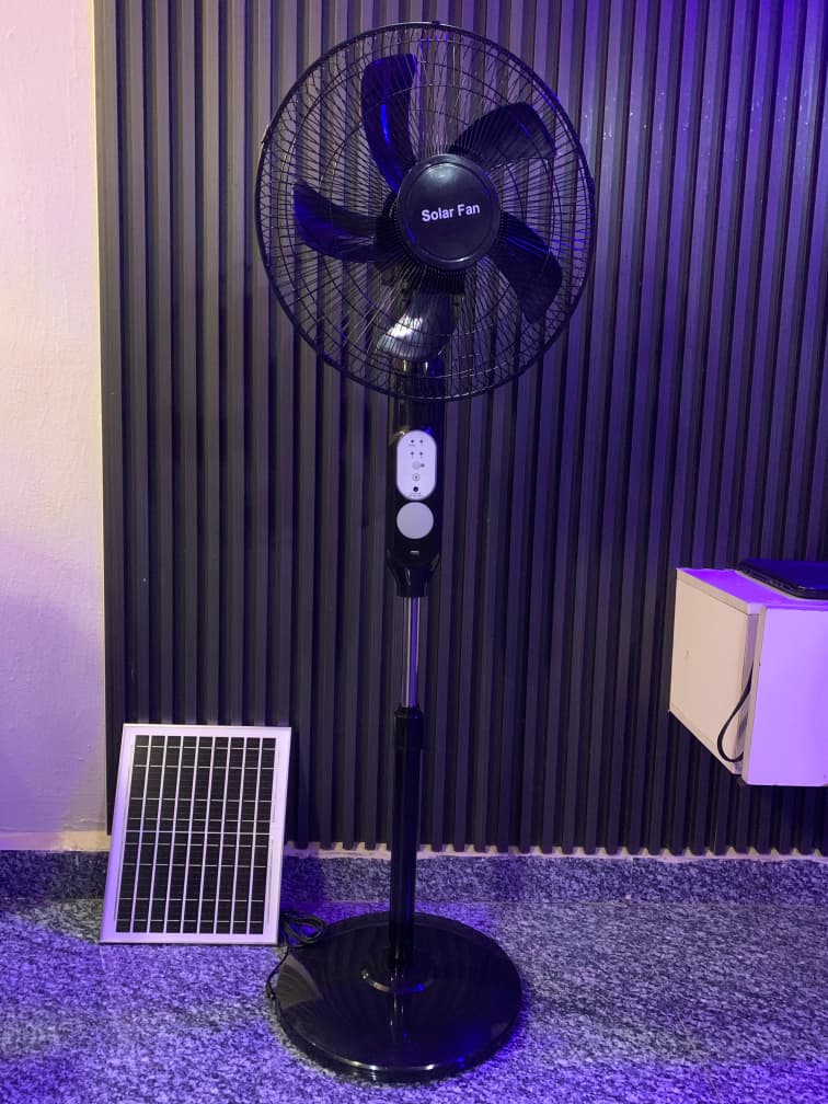 Solar Powered Standing Fan