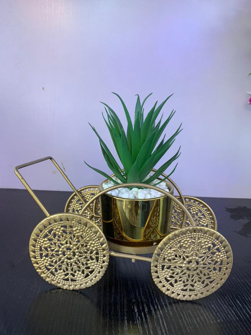 Decorative Mini Plant Cart