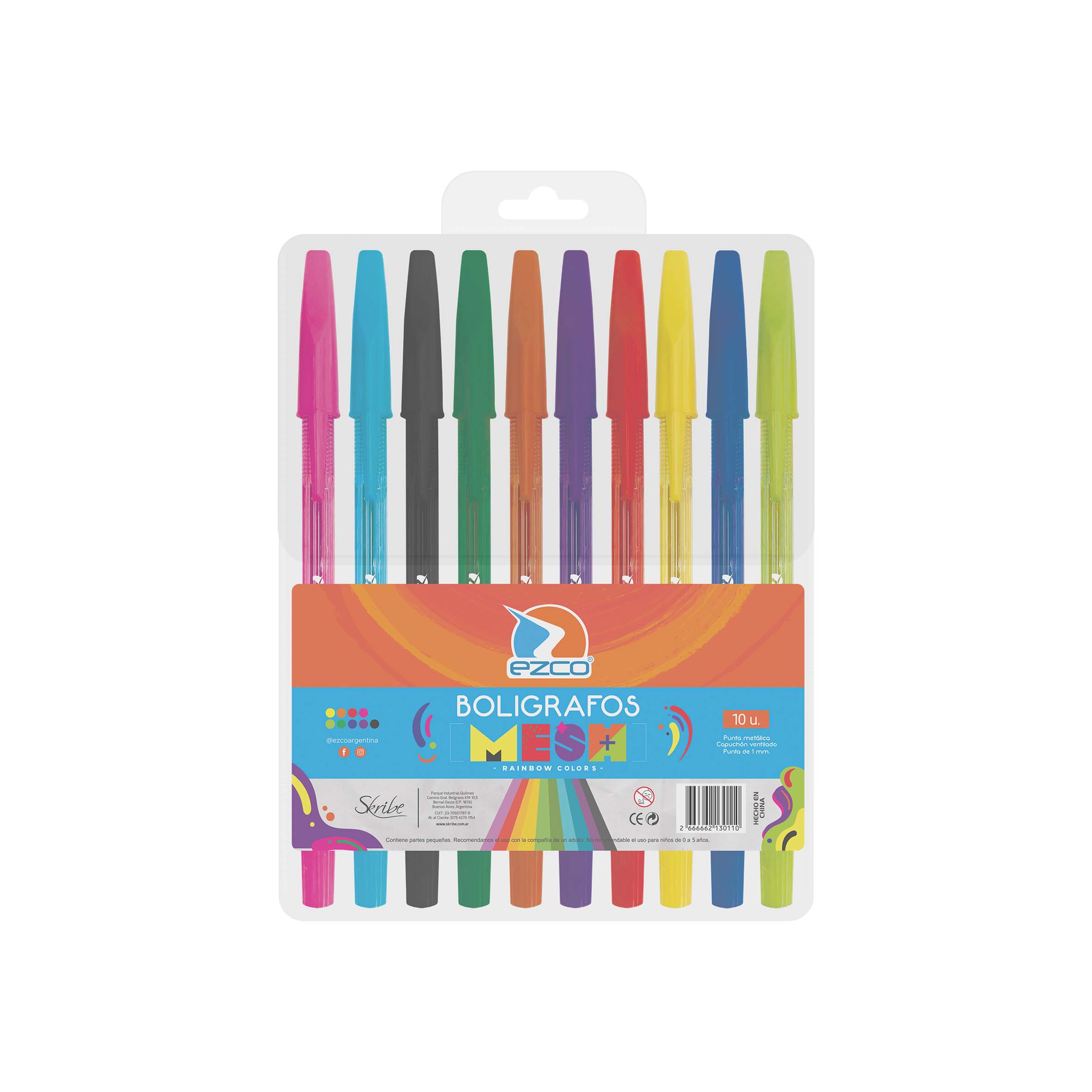 Ezco Boligrafo mesh 10u