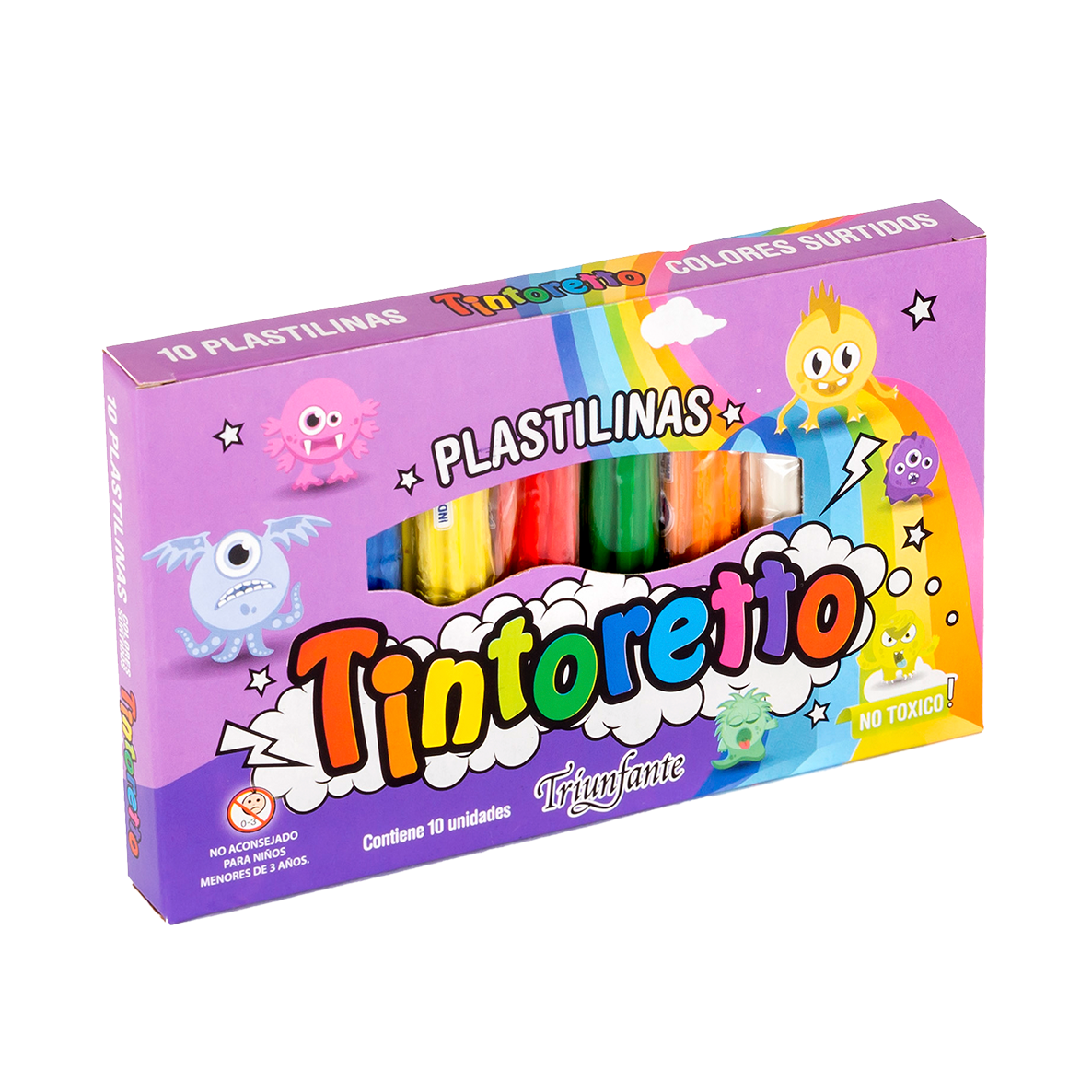 Tintoretto plastilina en barritas 10u