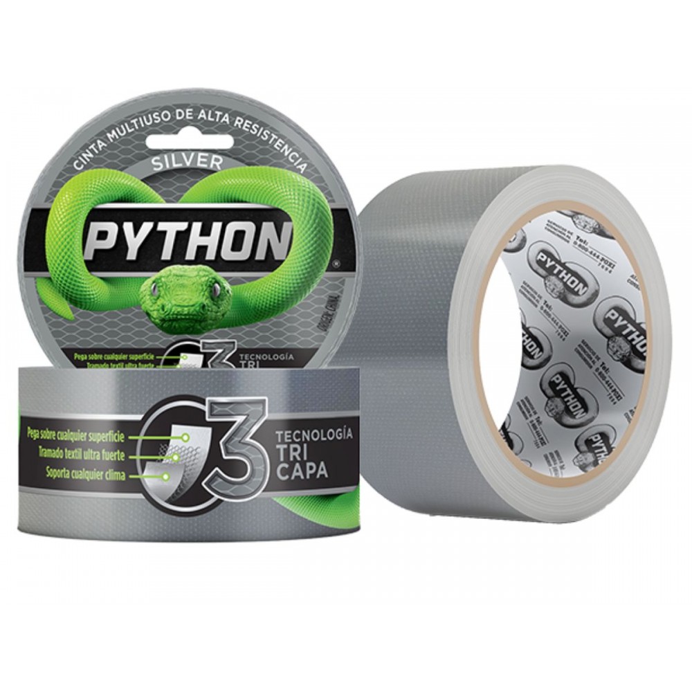 Python cinta adhesiva 48mm x 9m