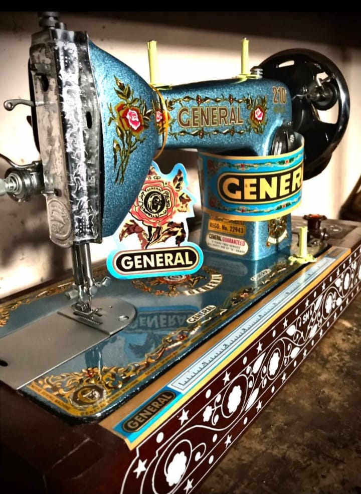 General Sewing Machine - Light Blue Fancy Colour