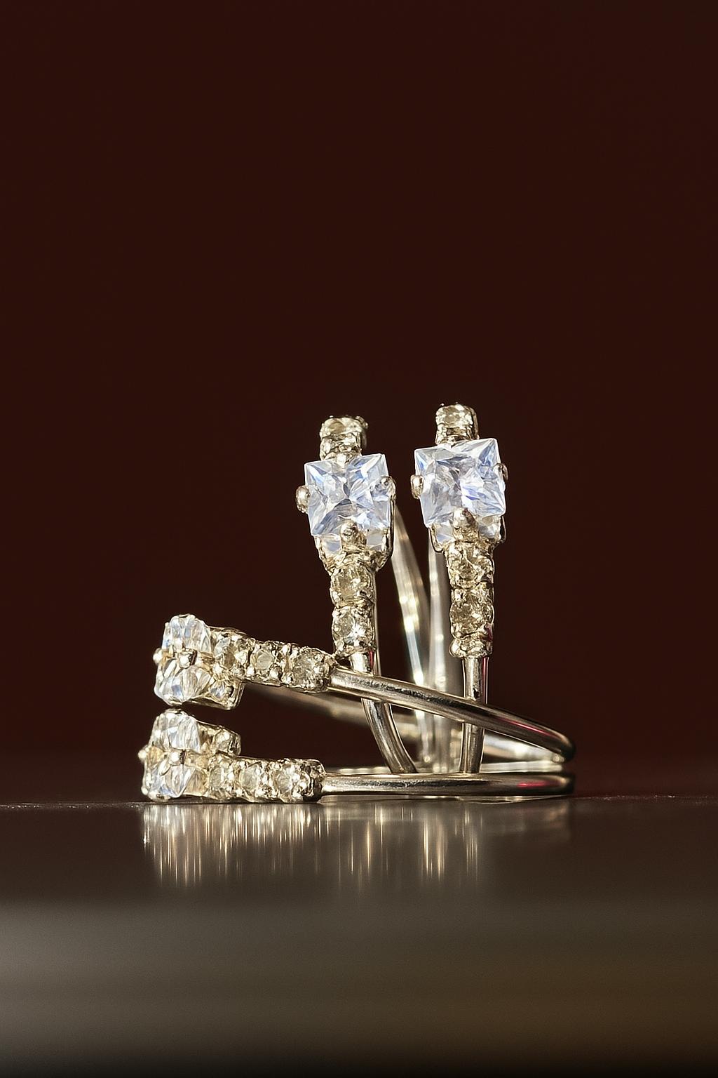 Diamond Silver Rings