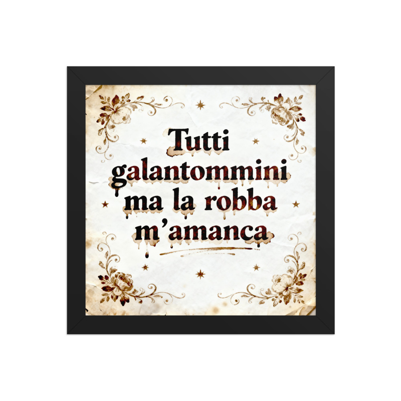 Galantuomini quadretto