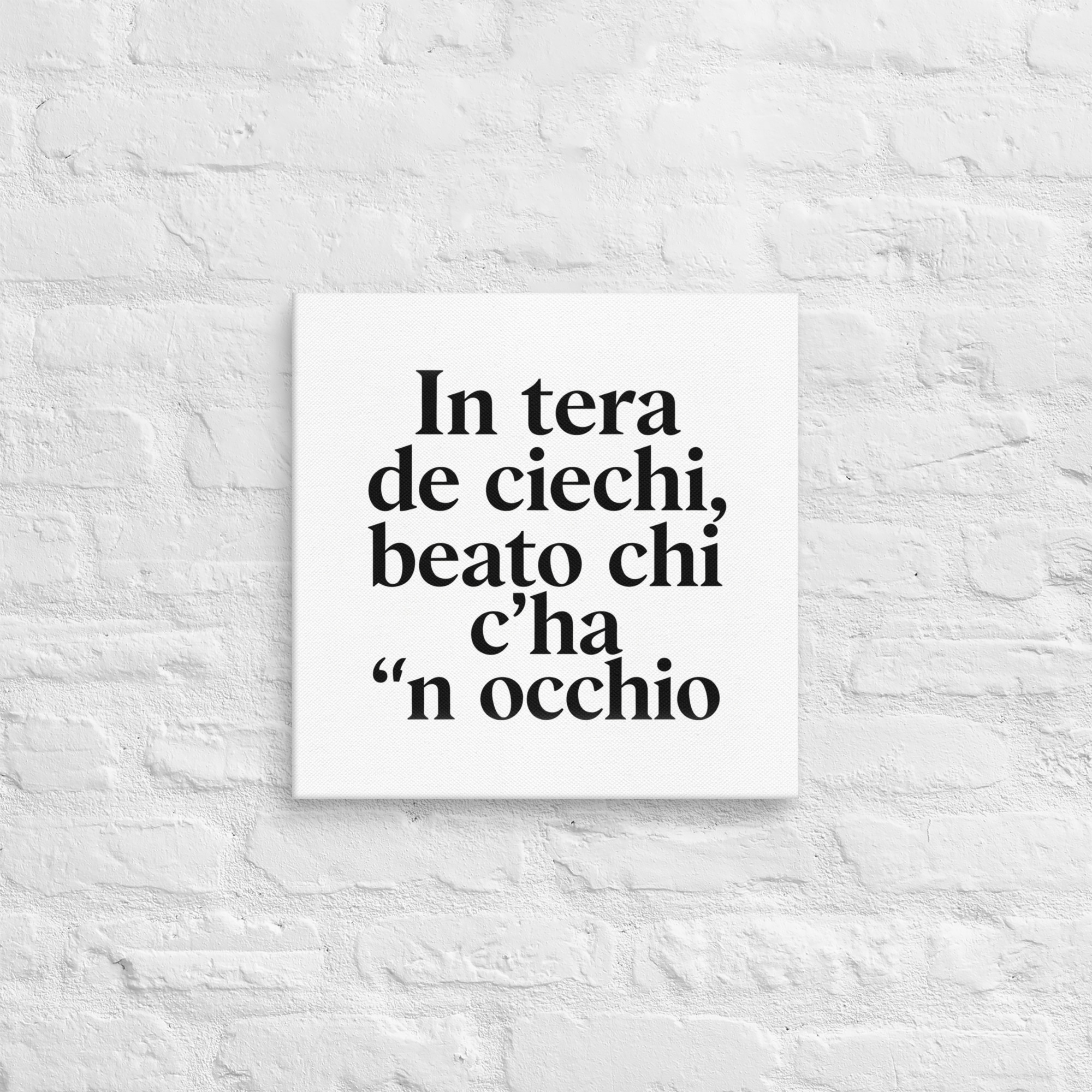 In tera de ciechi quadretto