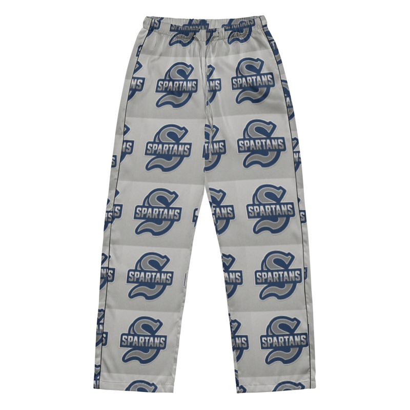 Spartans Logo Print Pajama Pants